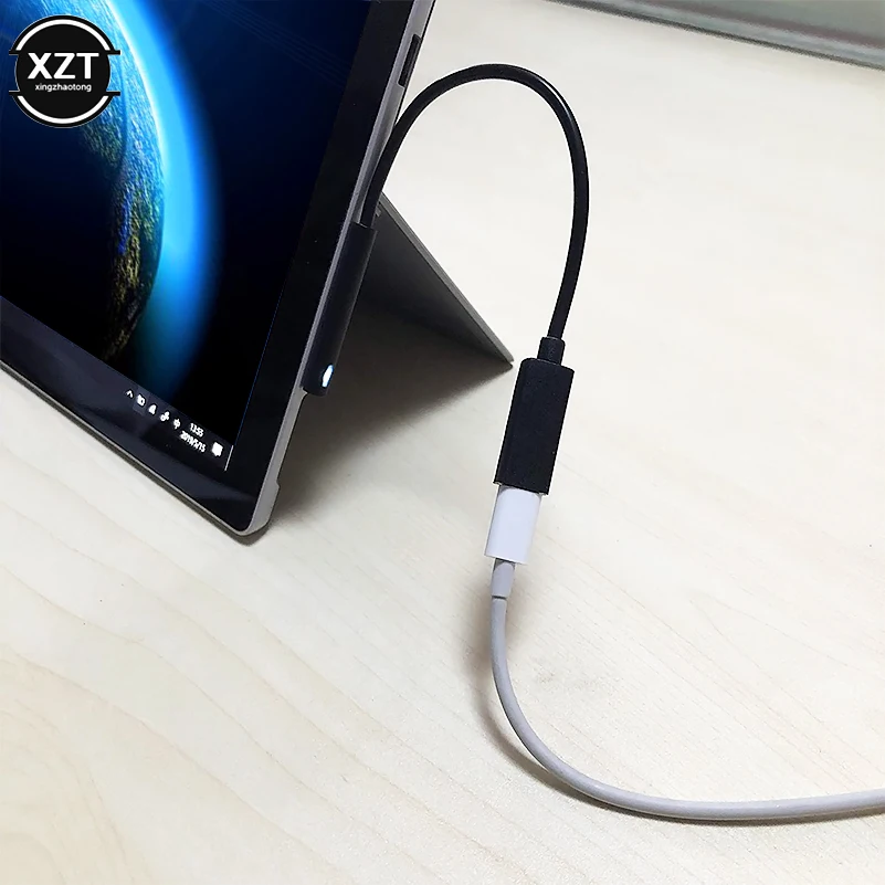 0.2M USB C Type C 15V 3A Power Supply Charger Adapter for Microsoft Surface Pro 6/5/4 Go PD Laptop Charging Cable Cord