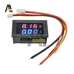 Mini Digital Voltmeter Ammeter DC/100V/100A Panel Amp Volt Voltage Current Meter Tester Detector 0.56