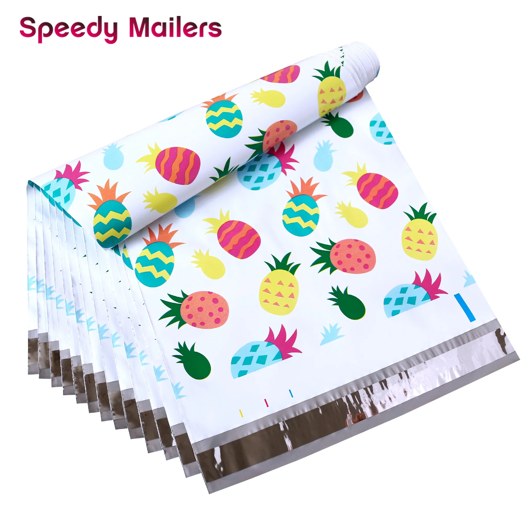 Speedy Lessers-Sacs d'enveloppe d'emballage en plastique auto-scellants, impression créative, coloré, XR, moindre, conception, 24, 10 pièces par paquet