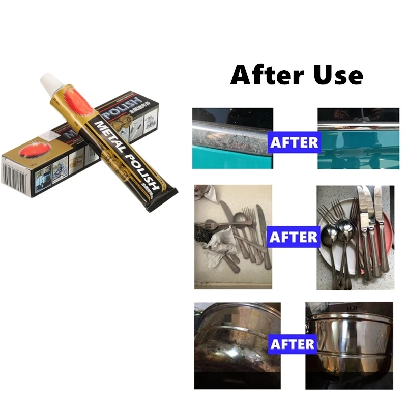 50G/100G Metal Polish Cream Ijzer Polijsten-Plakken Roest Remover Multifunctionele Schurende Pasta Koper roestvrij Staal Schoonmaken
