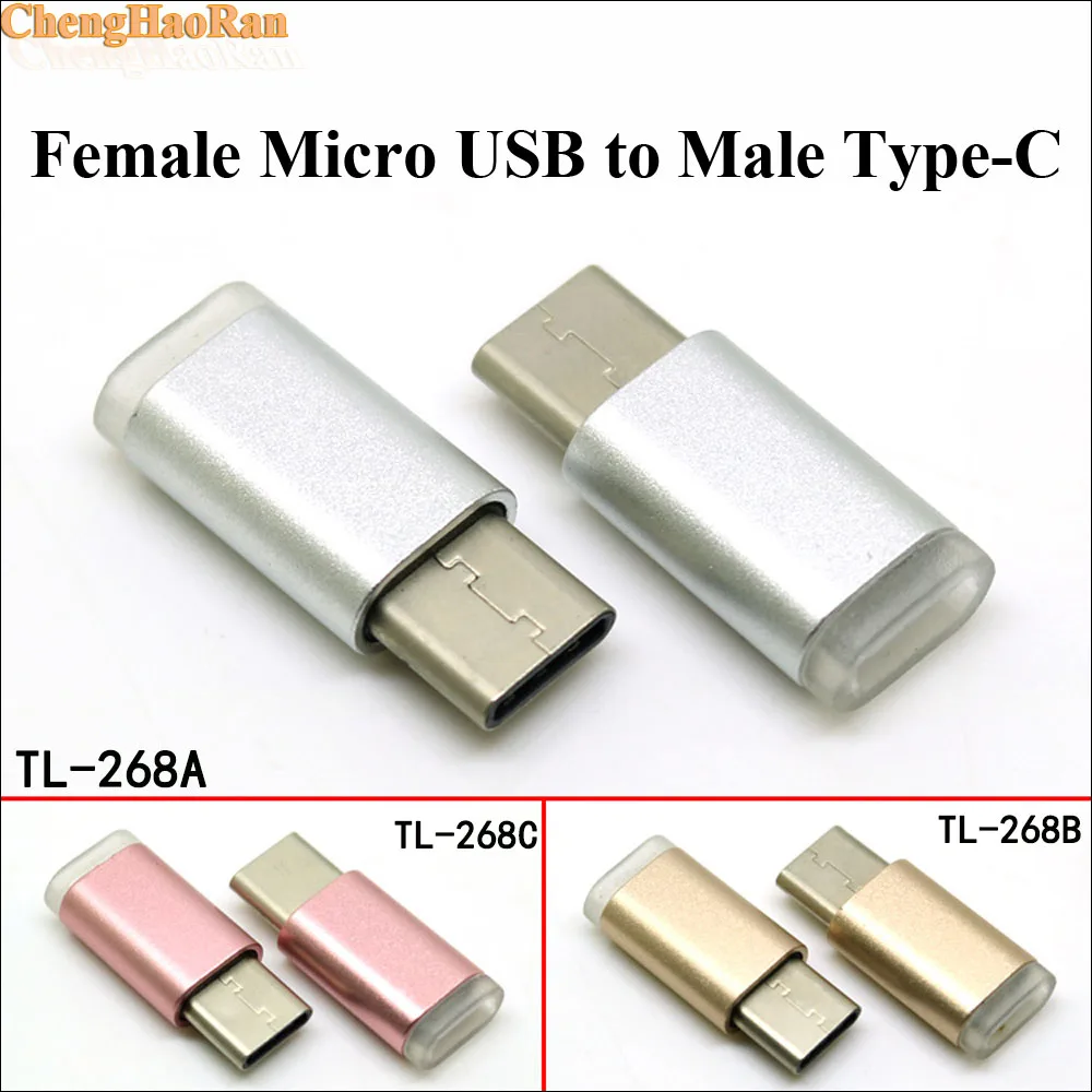 1PCS Mobile Phone Adapter Micro USB To USB C Adapter Microusb Connector for Huawei Xiaomi Samsung Galaxy A7 Adapter USB Type C