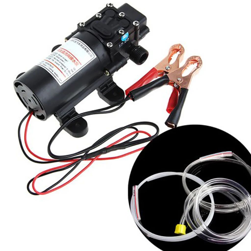 12V 60W Oil Fluid Scavenge Pump Extr tor Scavenge Exchange Transfer Pump Suction Transfer Pump & Tubes For Auto Car Boat Truck