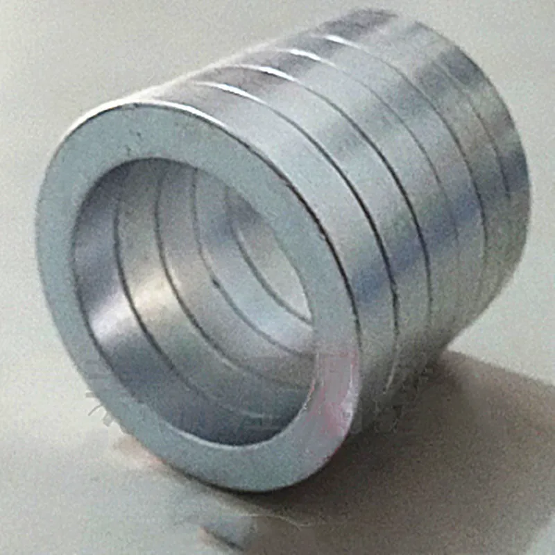 2-10PCS NdFeB N42 Axially Magnetized Magnet Ring OD 39.5x32x4 mm about 1.56'' Large Strong Neodymium Permanent Rare Earth Magnet