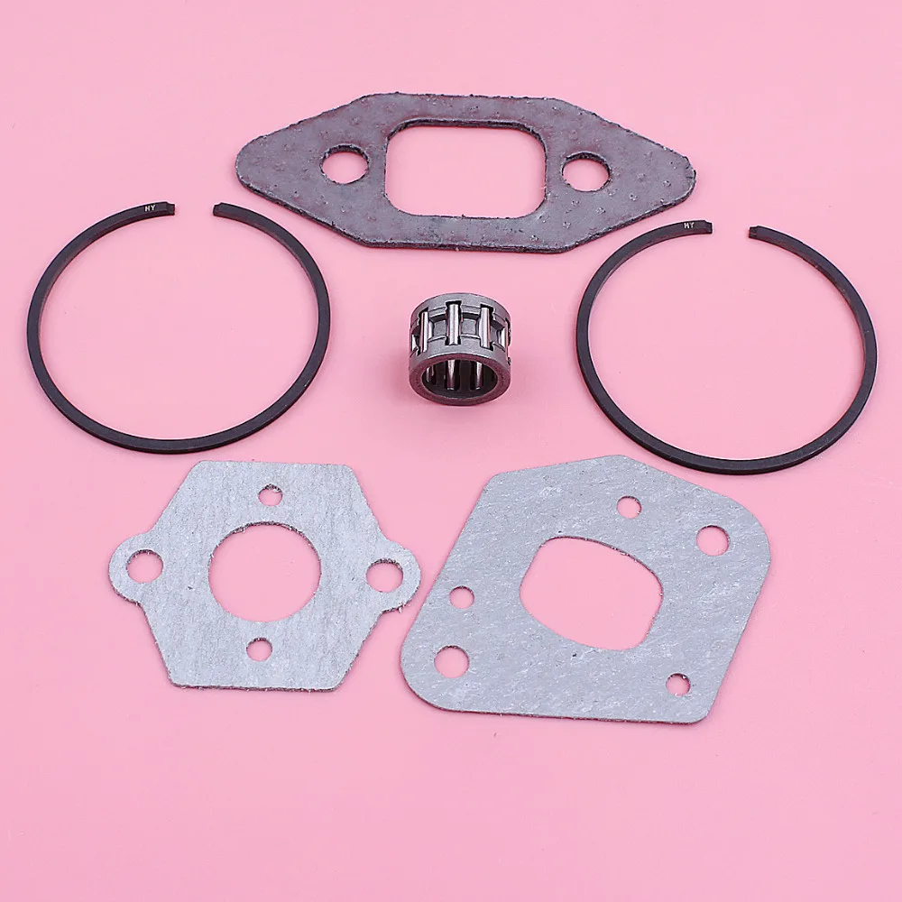 Carburatore Carb guarnizione anello pistone Kit cuscinetto ad aghi per Partner 350 351 352 370 390 motosega ricambio pezzo di ricambio