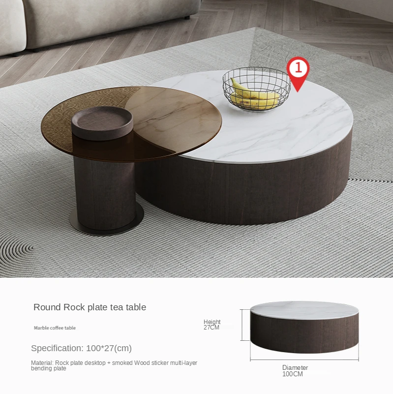 

Modern light luxury coffee table