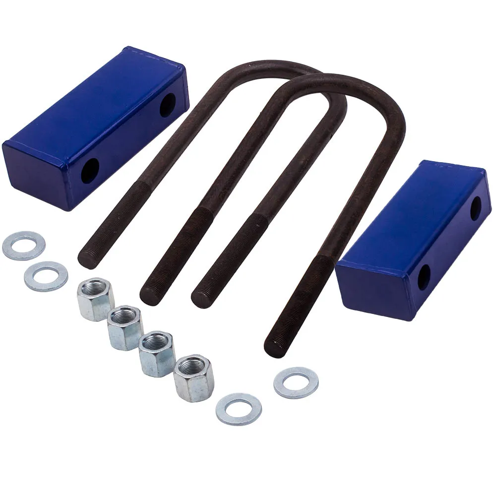 Rear Lowering Blocks Kits for Chevy GMC Truck 1960-1972 C10 15 20 w/ Coil Spring