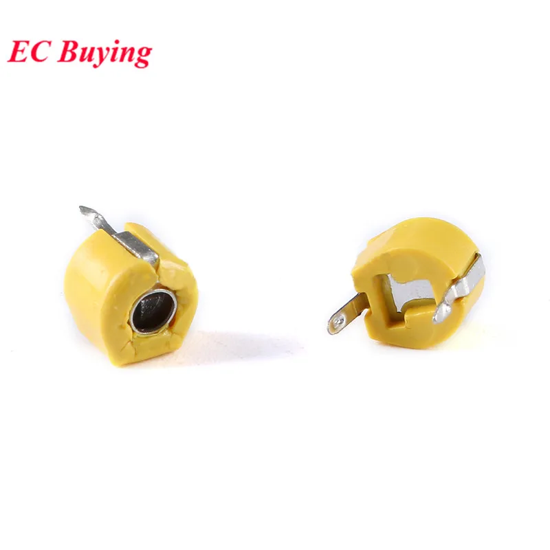 5-50Pcs Adjustable Capacitor 3PF 5PF 10PF 20PF 30PF 40PF 50PF 60PF 70PF 120PF 6mm Trimmer Variable Ceramic Capacitor Capacitance