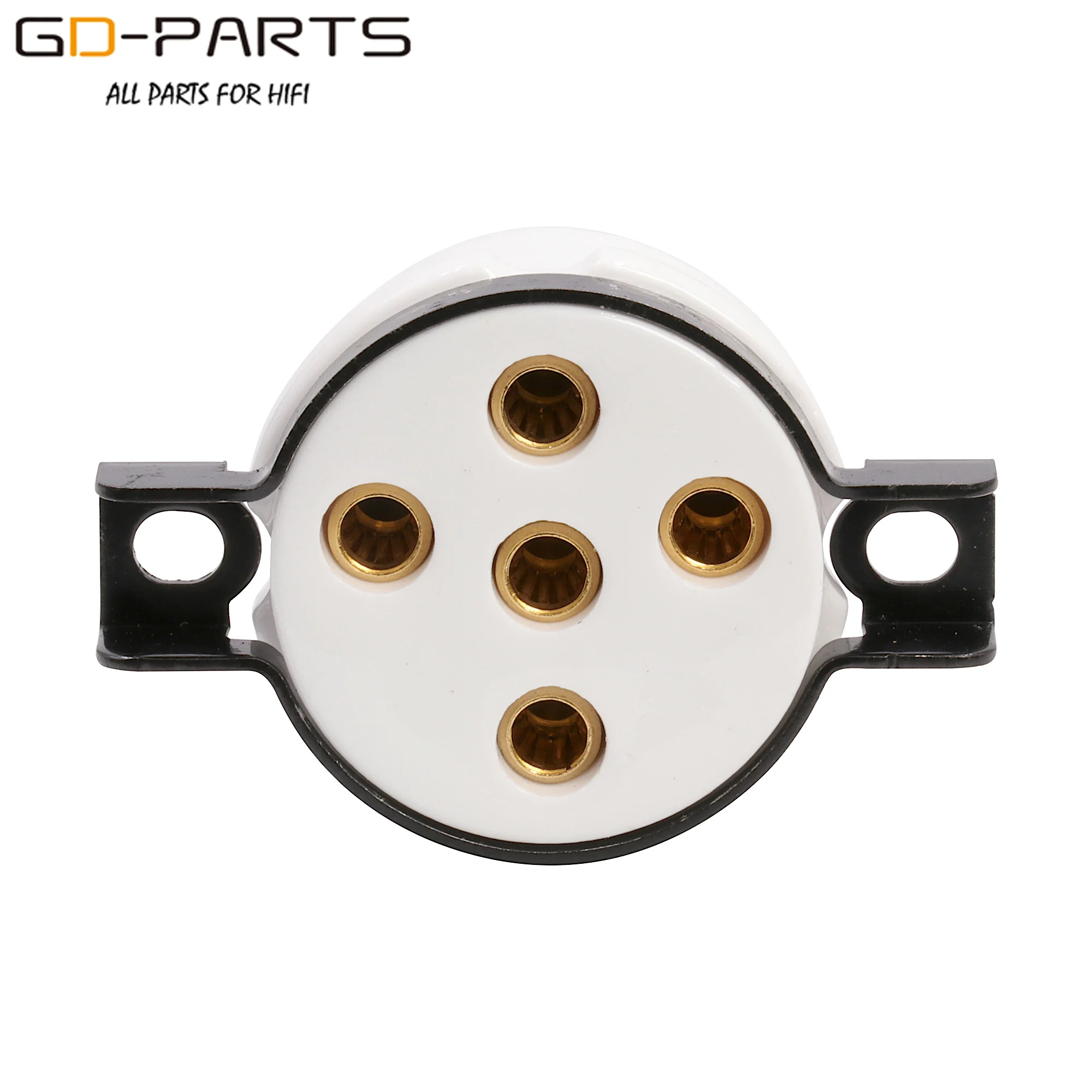 5 핀 세라믹 진공관 소켓, PX4 B4 B5 PX25 1064 U18 RGN106 금도금 가공 황동 핀 Hifi 오디오 DIY