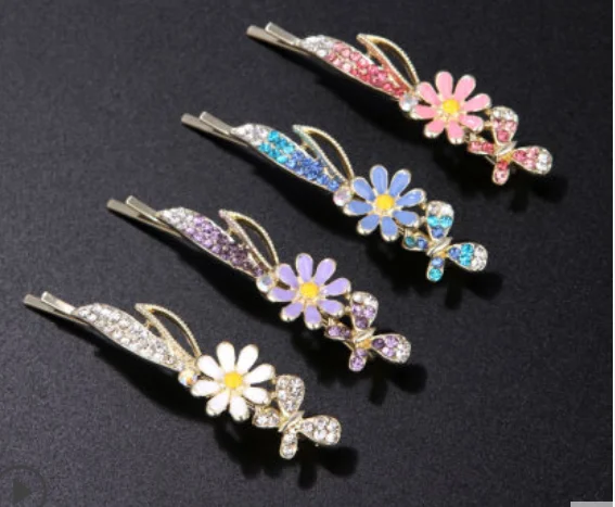 Hairpin female word clip simple side clip elegant girl side bangs clip