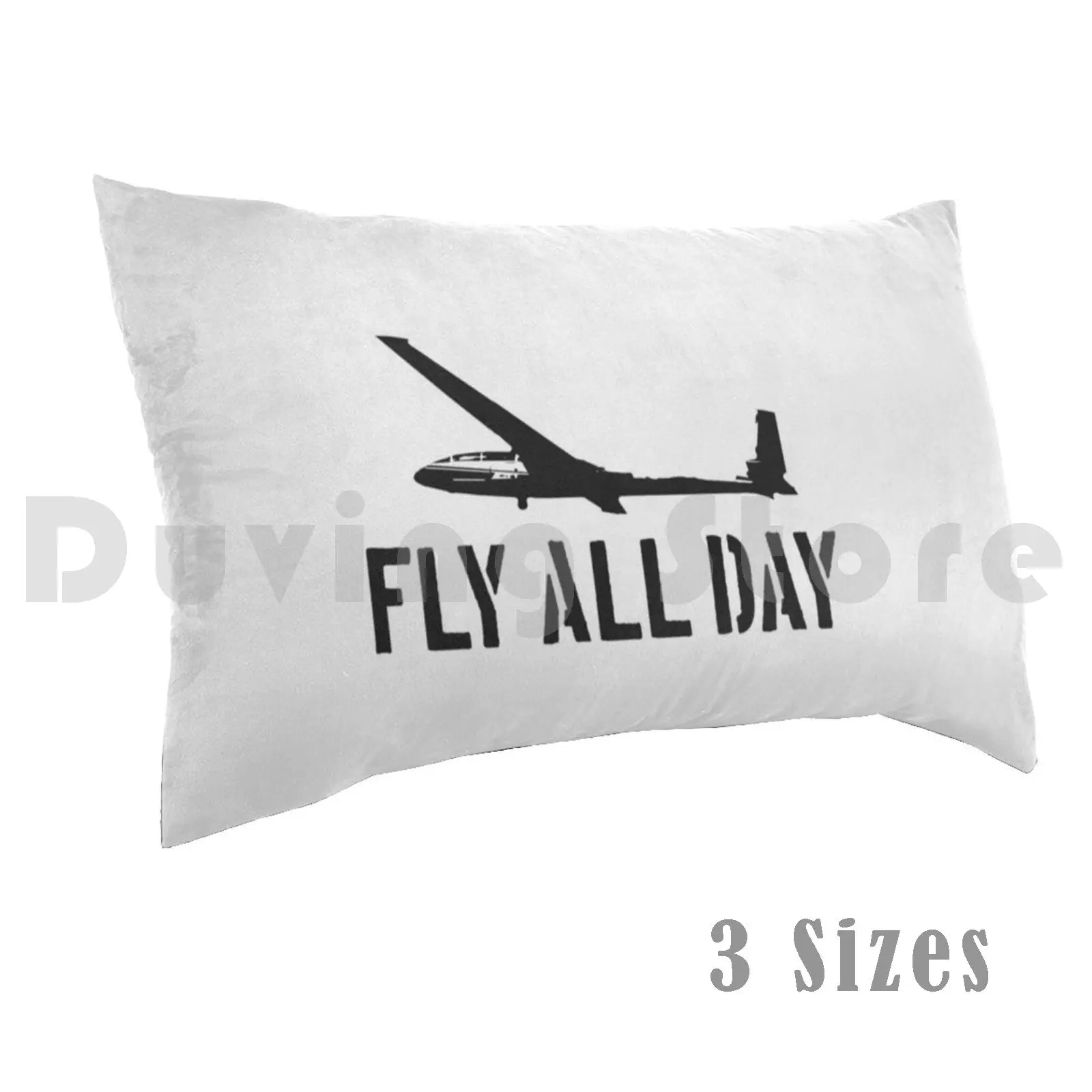 Glider Pilot Saying Gift Pillow Case Printed 50x75 Aviation Pilot Glider Pilot Airplanes Sayings Glider