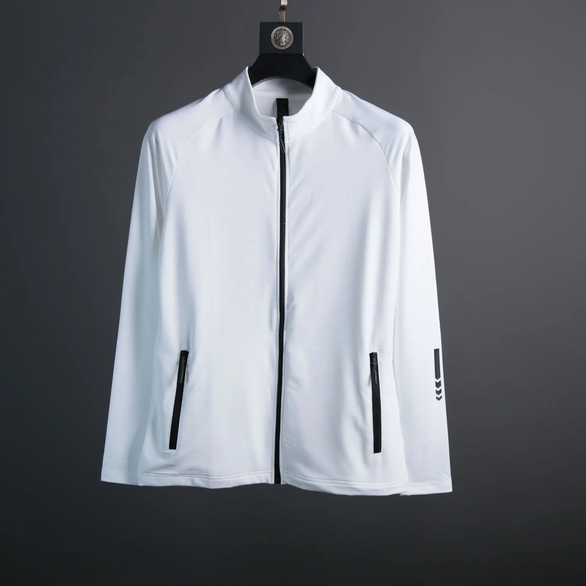 New Winter thick Sport Shirt Men Zipper elastic Quick dry Running Jackets Fitness Gym Sports Clothing Sport Top Mens Sportswear