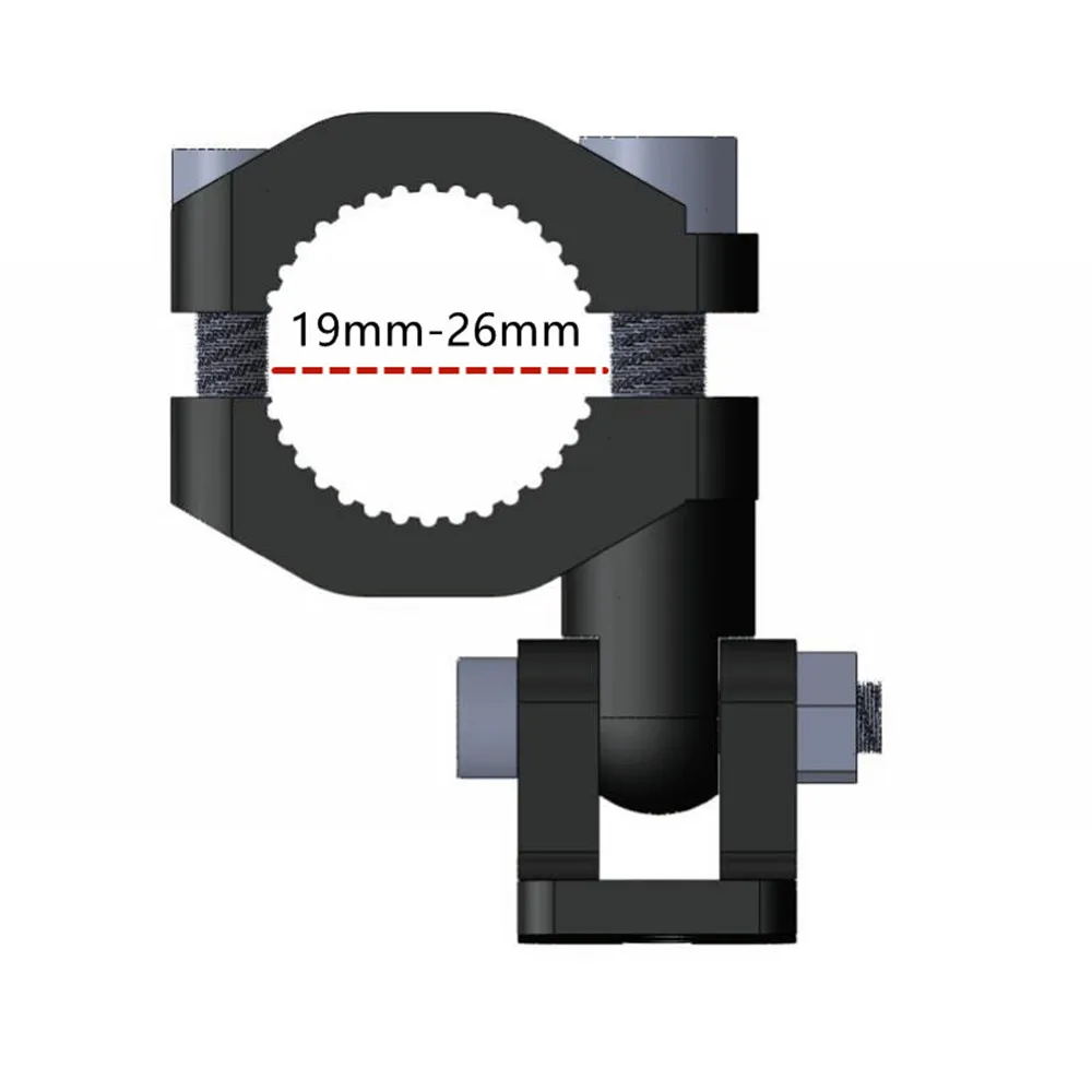Motorcycle LED Headlight Spotlight Clamps Bracket Tube Mount for Motorcycle Fog Light Auxiliary Lamp Holder Motos Accessories