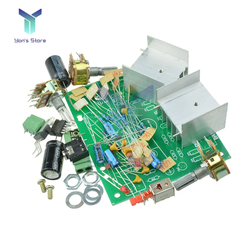 TDA2030A Hifi Khuếch Đại Âm Thanh Mô-đun Âm Thanh Nổi AMP AC 12V Kênh Đôi 15W + 15W Diy điện Tử PCB Mô-đun