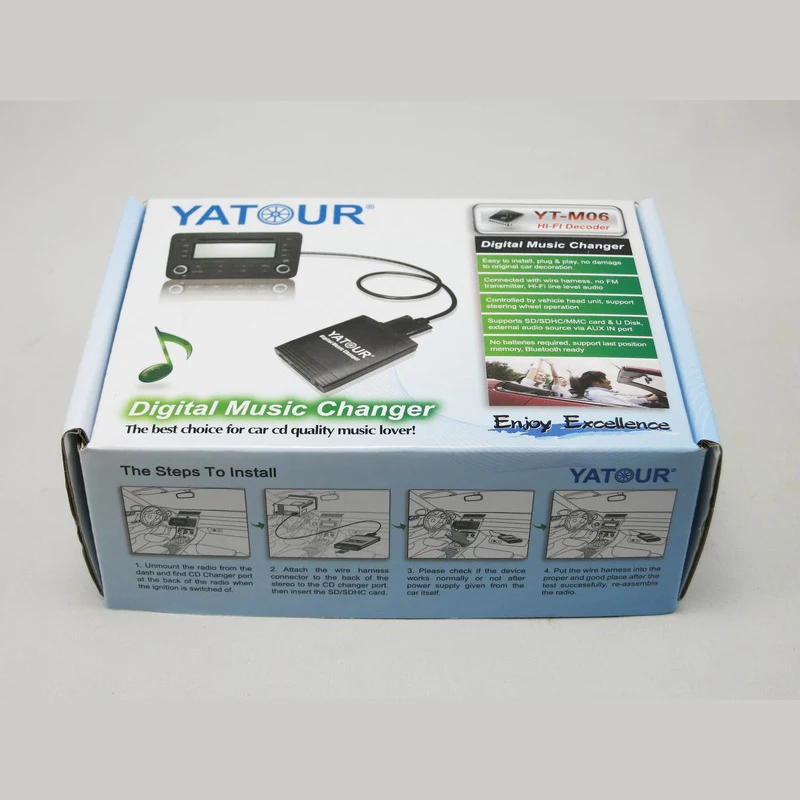Auto Electronics Yatour M06 Car radios player for Peugeot Citroen RD4 USB SD AUX MP3 Kit