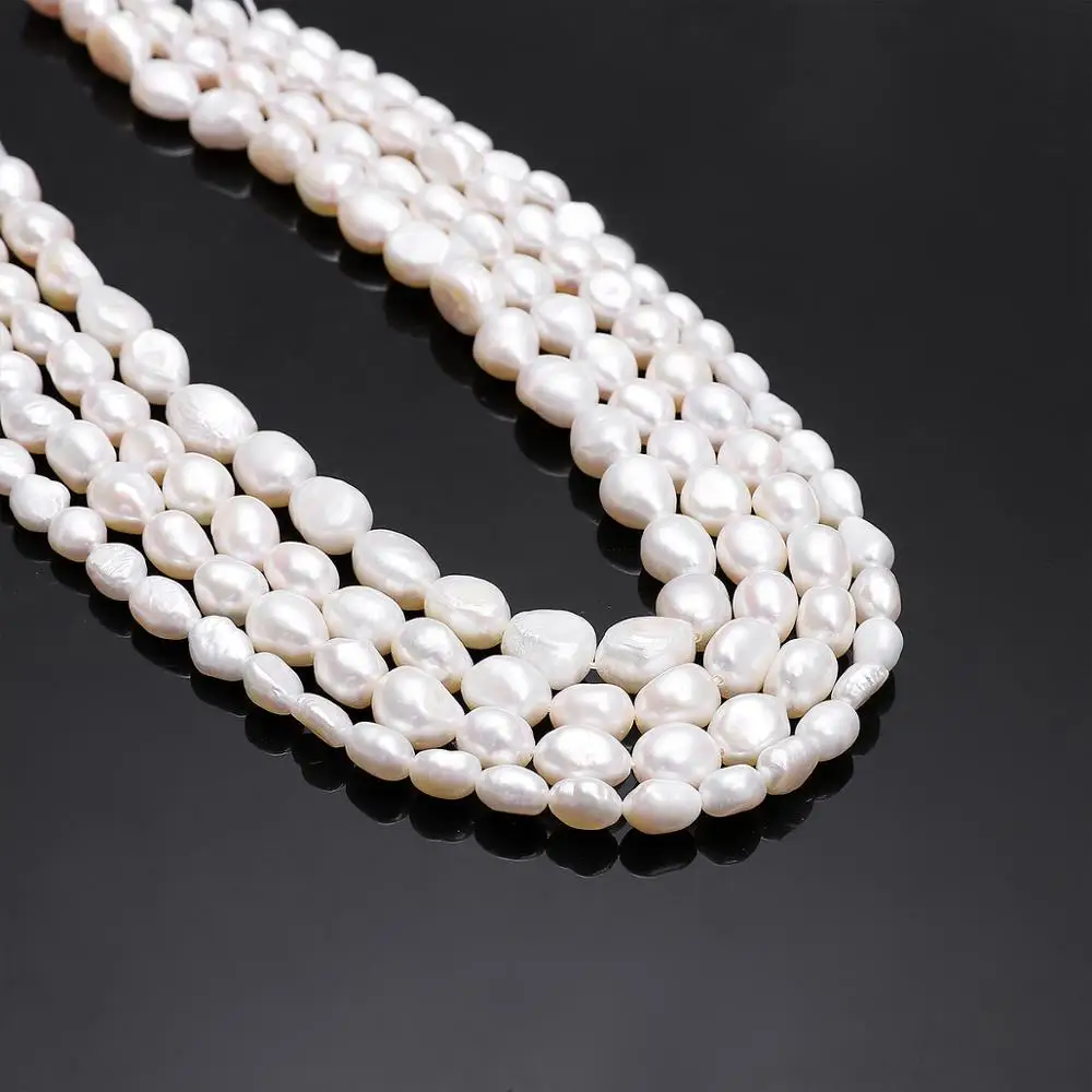 30-40pcs/lot White Pink Purple Natural Freshwater Cultured Pearls Irregular Beads For Women DIY Jewelry Making Necklace Bracelet