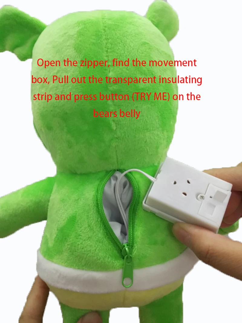 30 ซม.ร้องเพลง Gummy Plush ของเล่นเพลงตุ๊กตาหมีตุ๊กตาหมีตุ๊กตาหมี Plushie ของเล่นเด็กวันเกิดคริสต์มาส...