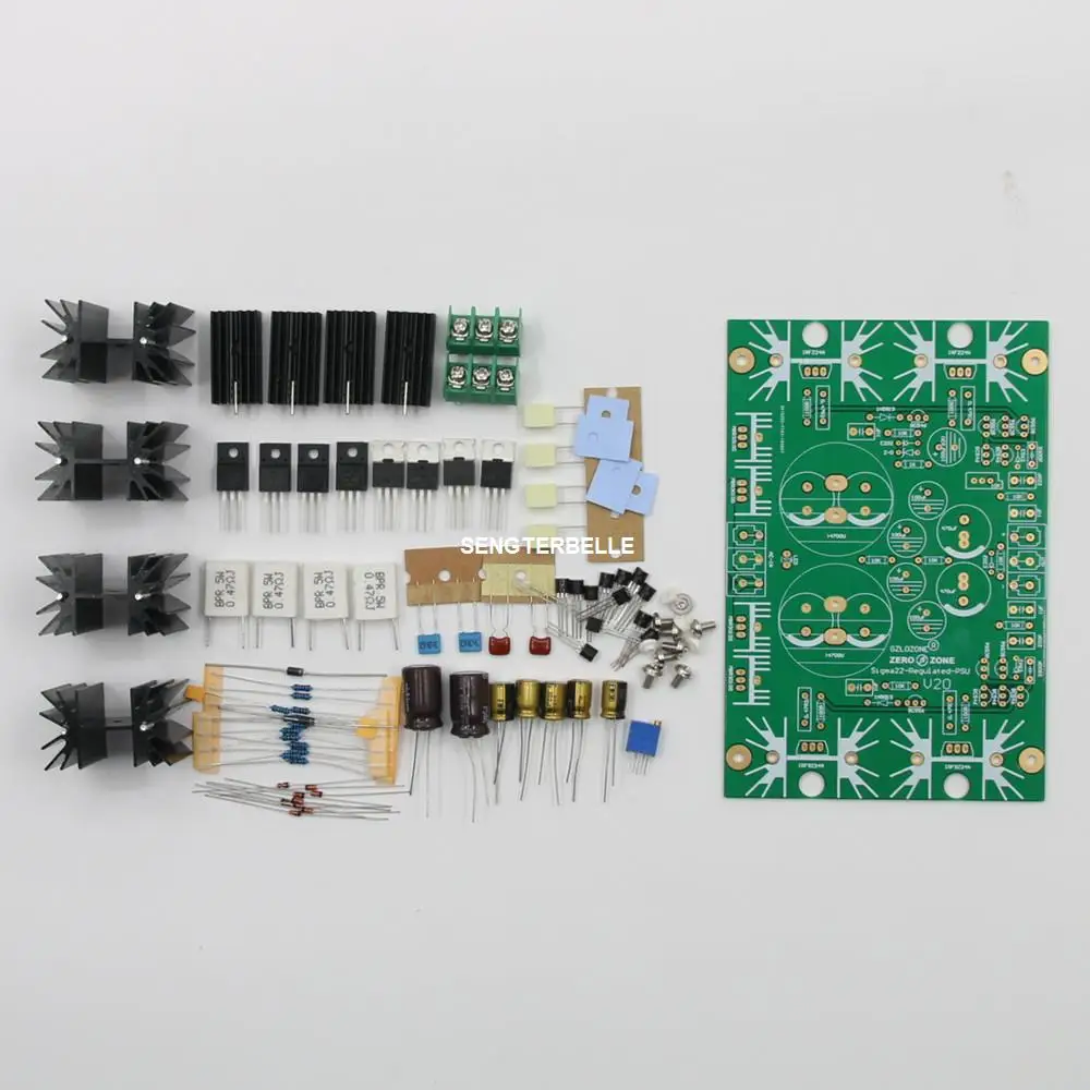 Hifi PSU Sigma22 Series Regulated Servo Linear Power Supply Board / Kit /PCB  +/-DC5V-36V Out