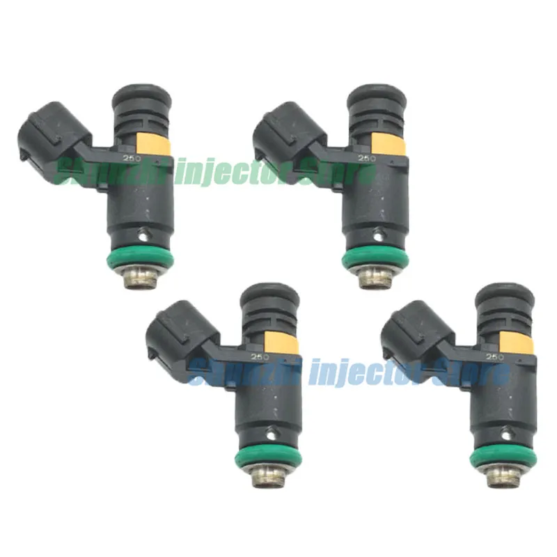 4pcs Fuel Injector Nozzle For V-W Volkswagen Passat 3C Polo Skoda Roomster Seat Ibiza Cordoba 03C906031