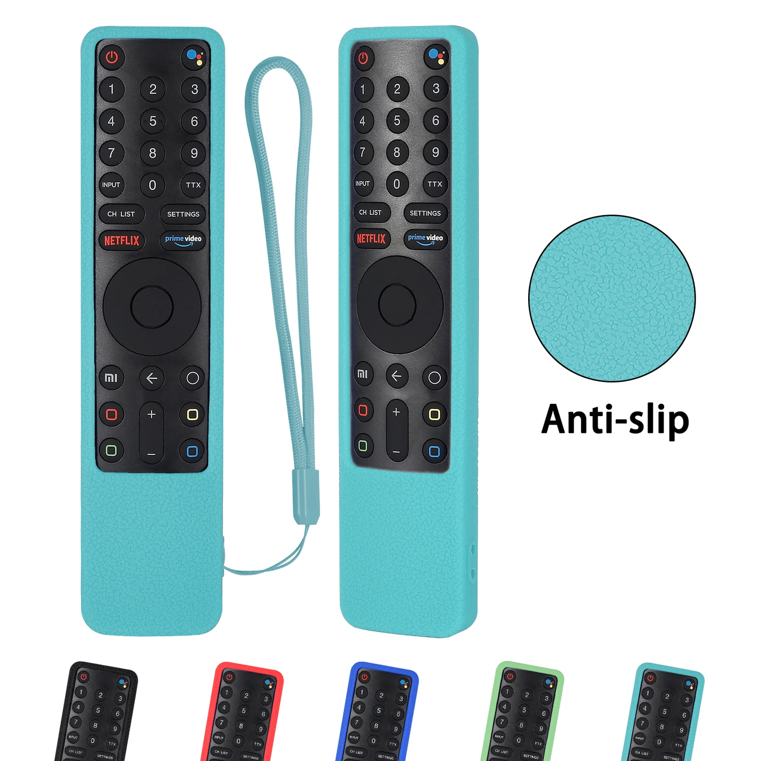 Silicone Cover for Xiaomi 4S XMRM-010 Bluetooth-Compatible Smart Remote Control Case Shockproof Remote Controller