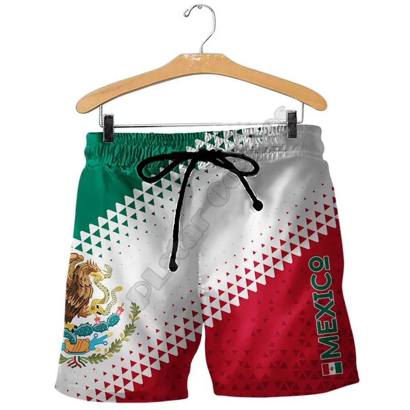 PLstar Cosmos New summer Fashion Shorts Mexico 3D Printed Male/Female streetwear Casual Cool Shorts 01