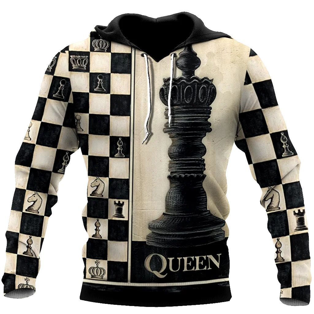 Chess Lovers- Queen Chess 3D Printed Hoodie For Men And Women Sweatshirt Streetwear Zip Pullover Casual Jacket Tracksuit-160