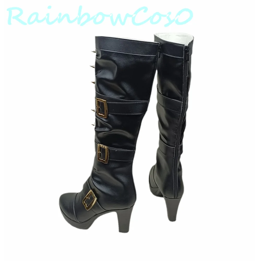 Danganronpa V3: ฆ่า Harmony Miu Iruma คอสเพลย์รองเท้ารองเท้าเกมอะนิเมะฮาโลวีนคริสต์มาส RainbowCos0 W1805