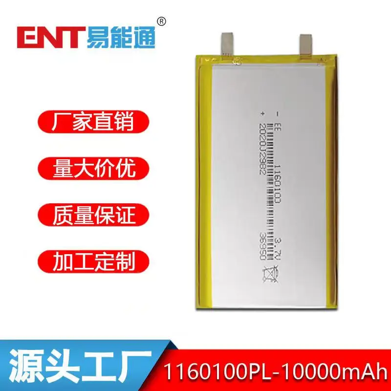 Manufacturer for 1160100-10000 mah ma charge treasure mobile power supply digital polymer lithium battery