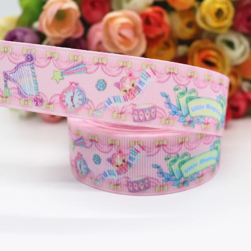 10 Yards 1'' 25MM Niedliche Tiermotive bedruckte Ripsbänder für Haarschleifen DIY Handarbeitsmaterial Y2020051501 – Detail 14