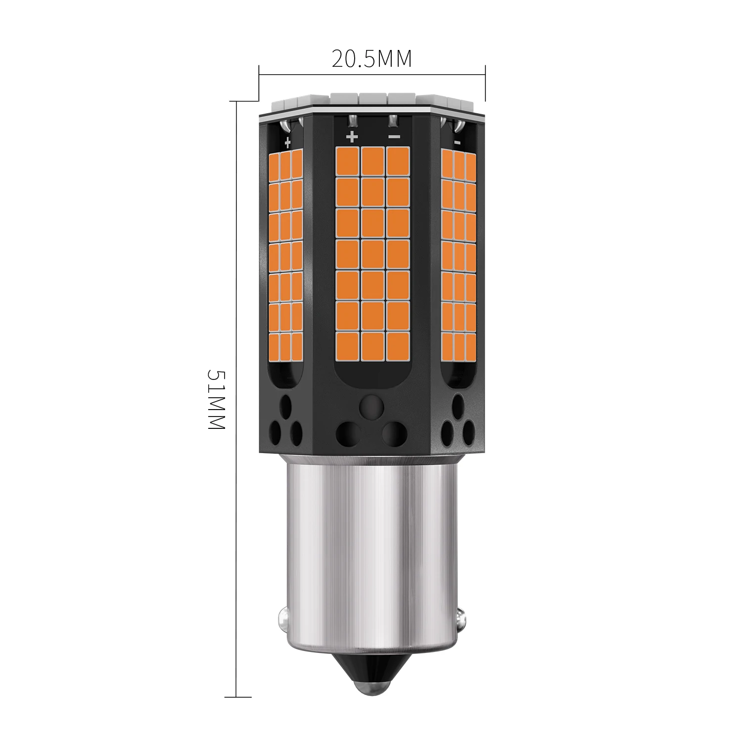 2x Canbus 156 SMD 2016 Chip 1156 BA15S P21W 1157 BAY15D 7443 7440 T20 3157 T25 LED Car Turn Signal Lights Reverse Lamp White 12V