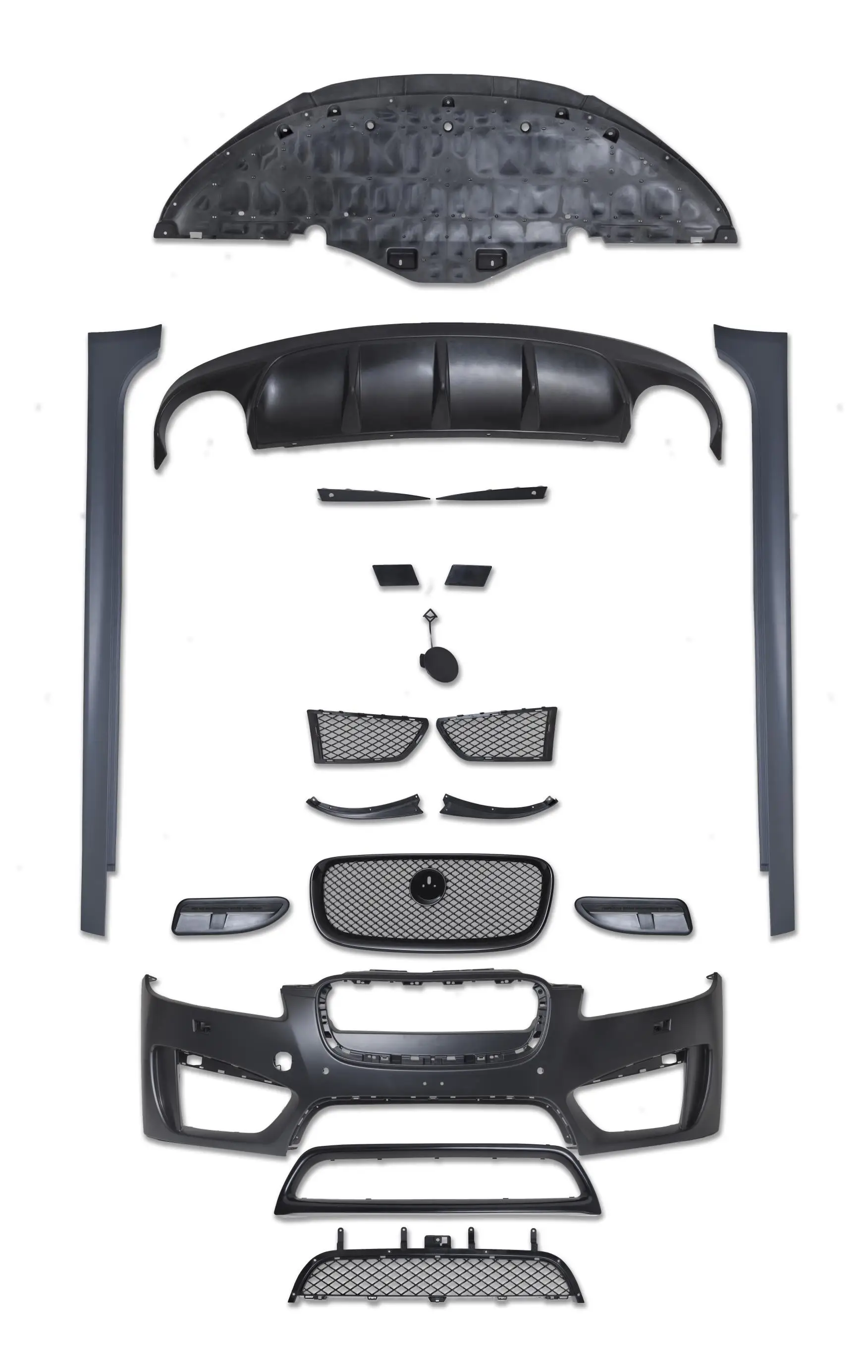 

PP Body Kit For Jaguar XF 2011-2015 Upgrade To XFR-S Front Rear Bumper Assy Auto Parts