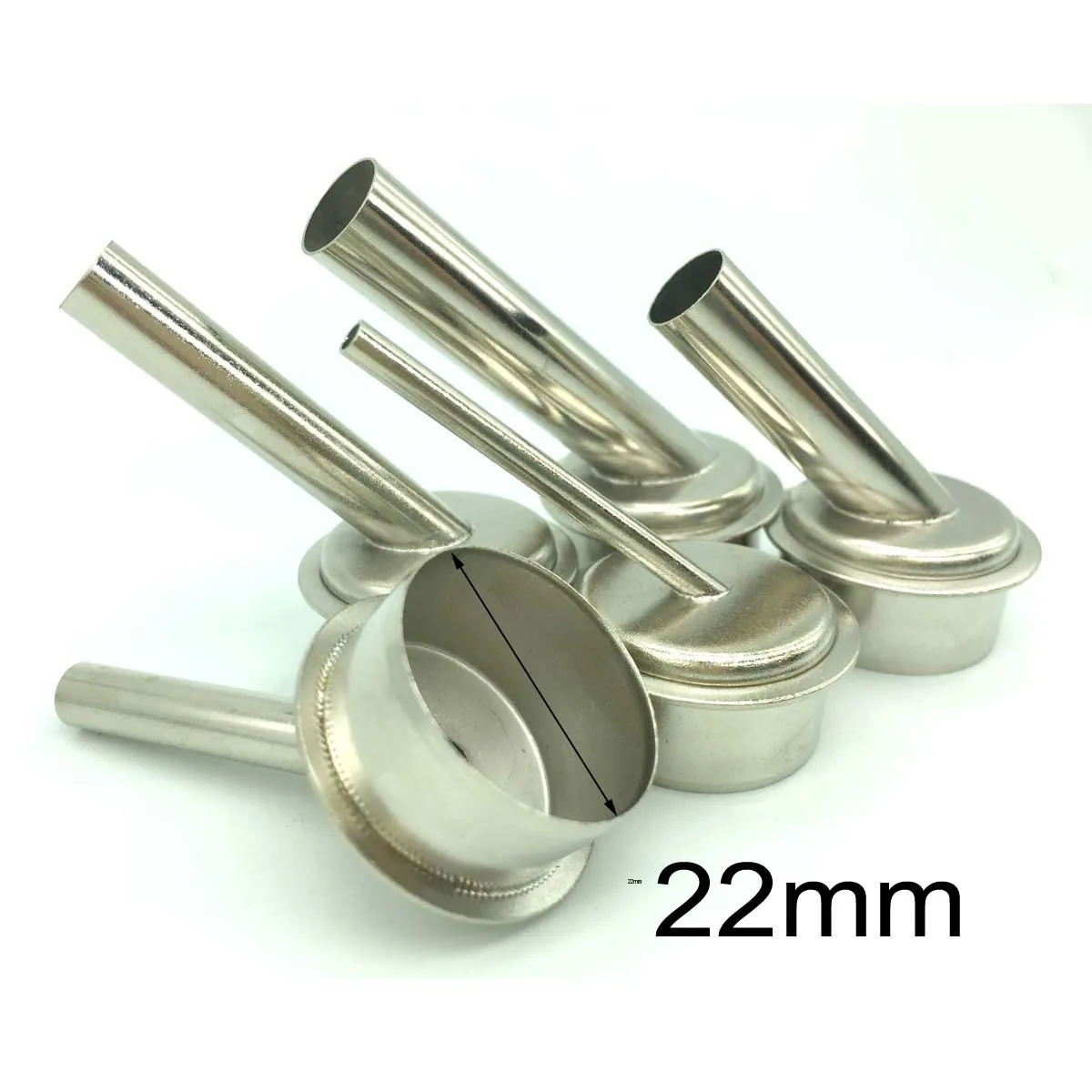 5PCS High Quality 45 Degree Bent Curved Heat Nozzles 3/6/7/9/10mm hot air gun Nozzle for Quick 861dw Solving Station