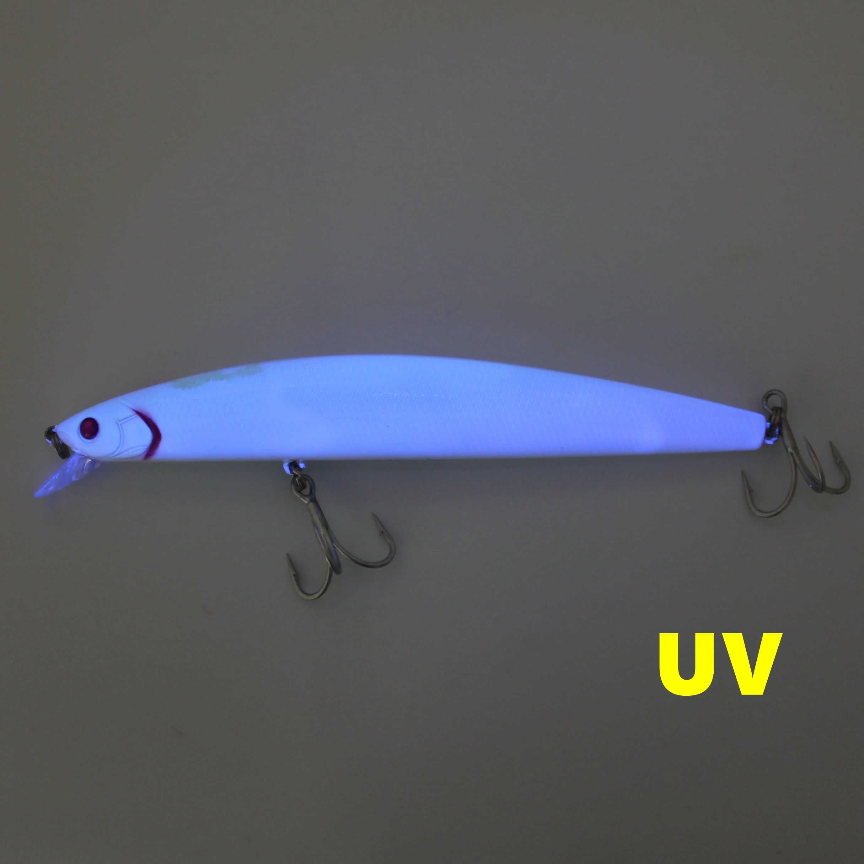 AOCLU-Floating Jerkbait Wobbler Hard Bait Minnow Saltwater Tuna Fishing Lure UV Coating, Glow, 160mm, 30g Diving Depth, 0.5-1.5m