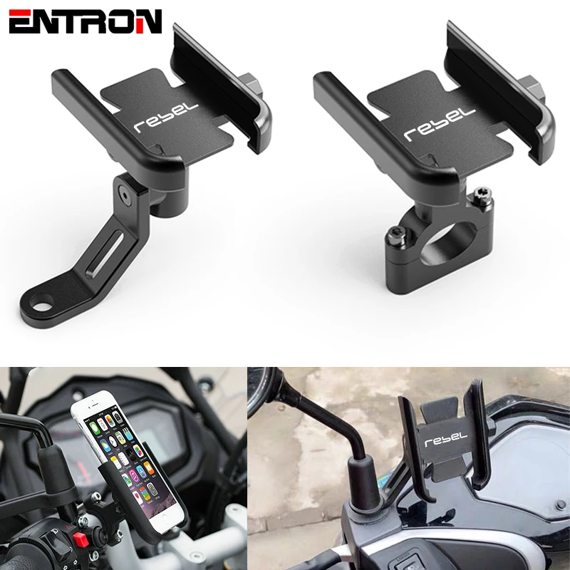 

2022 For Honda Rebel Cmx 300 500 Cmx300 Cmx500 2017-2020 Motorcycle Accessories Handlebar Mobile Phone Holder GPS Stand Bracket