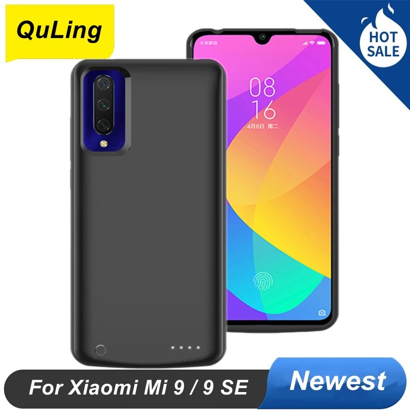 6500 Mah For Xiaomi Mi 9 Battery Case Mi 9 SE Phone Stand Mi9 Cover Smart Power Bank For Xiaomi Mi 9 SE Battery Charger Case