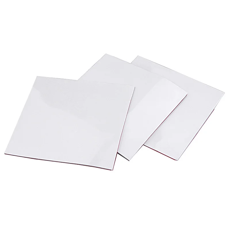 2PCS White 100x100mm Thermal Pad GPU CPU Heatsink Cooling Conductive Silicone Pad 0.5/1/1.5/2/2.5/3/4/5mm Thickness Thermal Pad