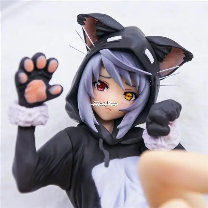 Infinite Stratos IS Laura Charlotte Nekomimi Pajamas Ver. Figure 1/7 PVC Collectible Model Toy 20cm