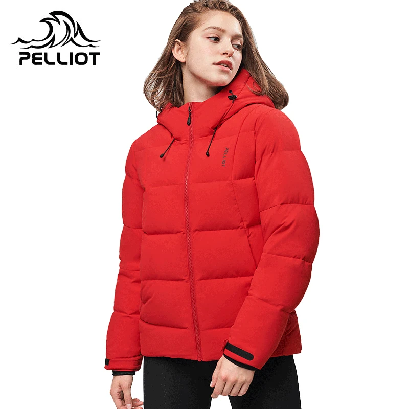 Imagem -02 - Pelliot Homens Inverno Casual Quente Grosso Jaqueta à Prova Doutágua Cabolsa Feminino Outwear Windbreakers Chapéu à Prova de Vento Acampamento Caminhadas para Baixo