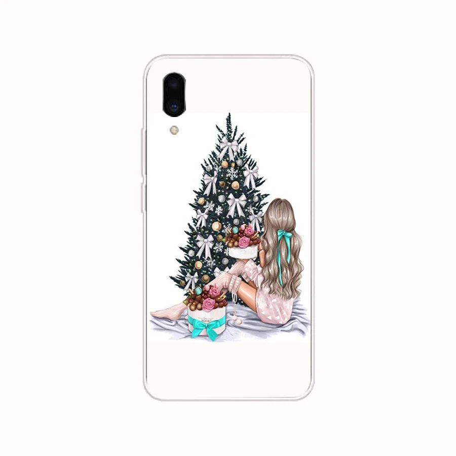 343FG New Year Snowman Colorful Merry Christmas  gift Soft Silicone Tpu Cover phone Case for Meizu Pro 7 Plus X8 C9 Pro Note 9