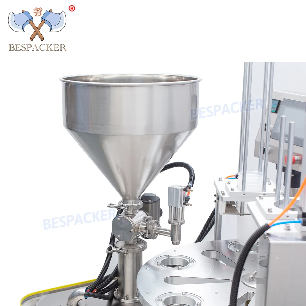 Harga terbaik otomatis minuman Jjuice Elly Yogurt cangkir air mengisi dan mesin penyegel cangkir plastik mesin penyegel