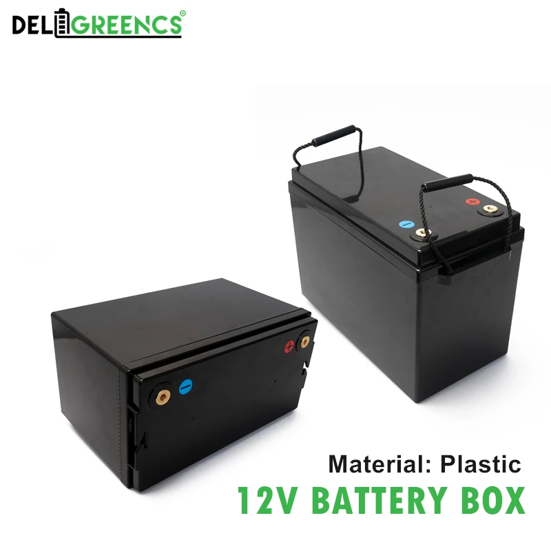 Lithium Battery Box 12V 180AH ABS AGM Lead Acid Battery Replacement Plastic Battery Case For 200AH 240AH 280AH LiFePO4 Battery