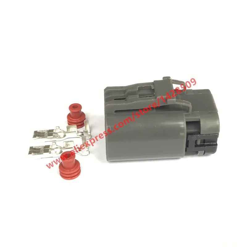 1 Set 7122-1824-40 Fan Socket For Car Automotive Connector 2 Pin Auto Plug With Terminals And Seals