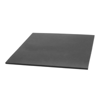 1pc Black Square Rubber Sheet Chemical Resistance High Temperature Plate 300*300*3mm Best