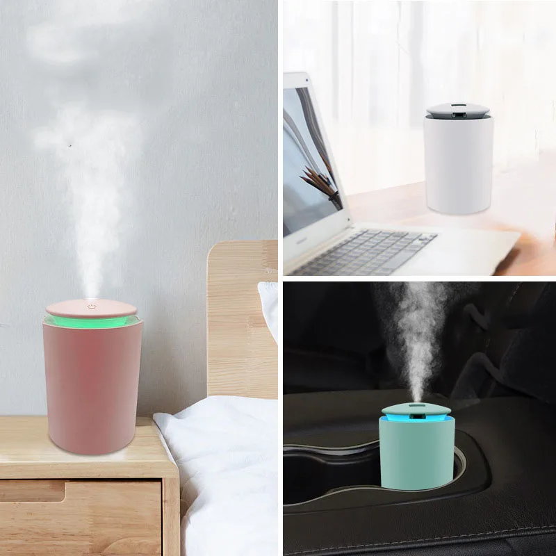 Elektrische Ätherisches Air Aroma Öl Diffusor Usb-luftbefeuchter Ultraschall-luftbefeuchter Für Auto Home Mit LED Nacht Lampe Aromatherapie