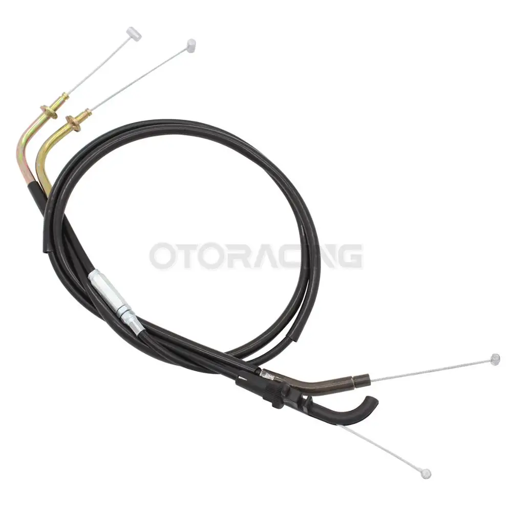 Motorcycle Throttle Cable (1 For Pull and 1 For Push) For Kawasaki ER650 ER-6N ER6N 2009 2010 2011 2012 2013 2014 2015 2016