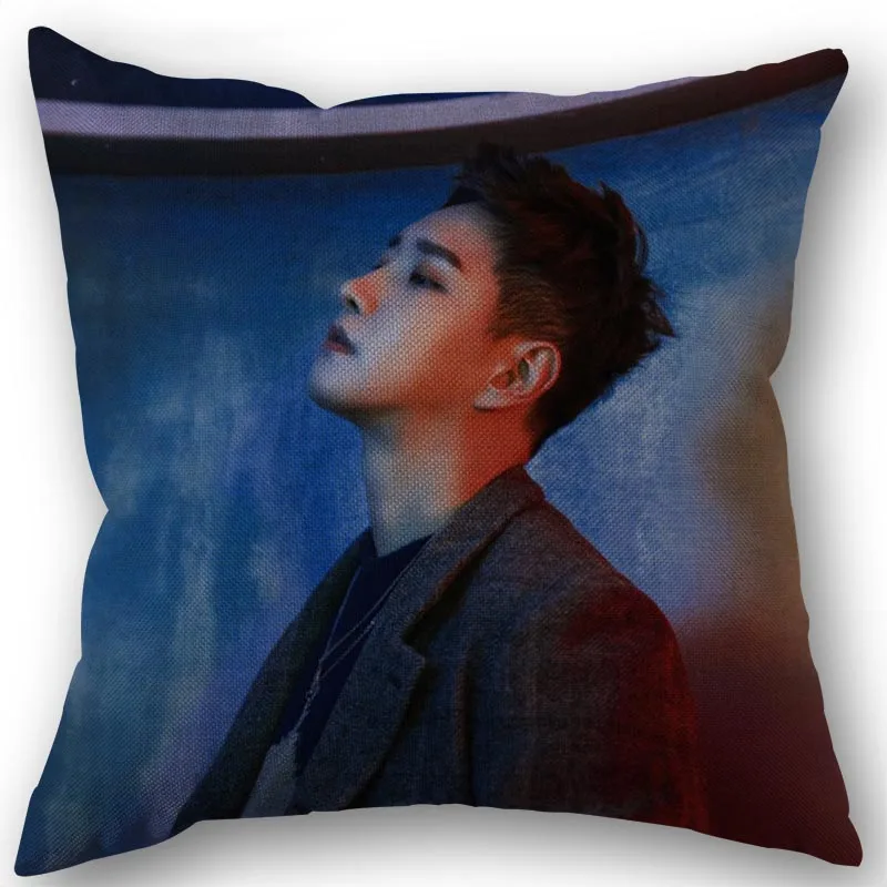 Custom Block B KPOP Star Pillowcase Home Textile Cotton Pillow Covers Wedding Decorative Pillow Cover Square 45x45CM 0519