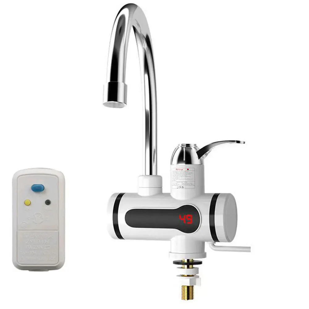 Kitchen Faucet Water Heater Tap Bathroom Instant Hot Water Faucet Electric Water Heating Tap Three-second Heating