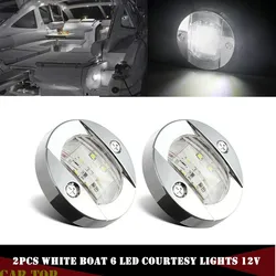2PCS Running Lights For Boat Navigation Lights Boat Accessories Boat Light Chrome Anchor Stern Navigation Light Boat Marine