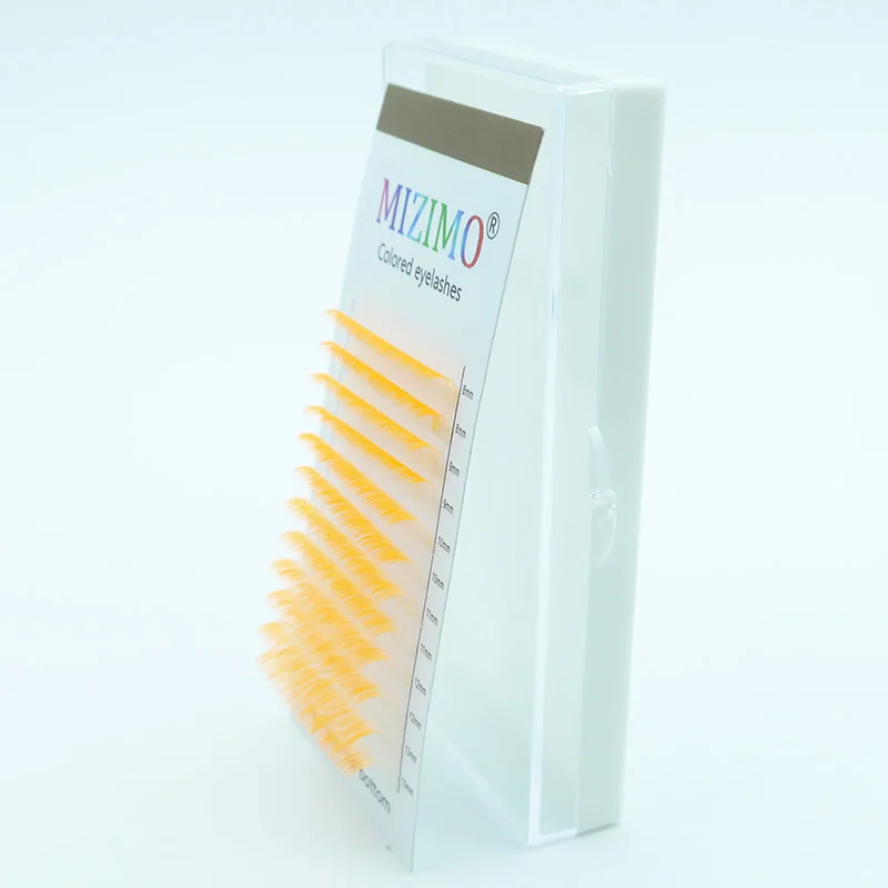 New Style, MIZIMO Single Hand-flowered, Grafted, Natural, Soft, Used In Eyelash Shop, Colorful False Eyelashes, Makeup Tools