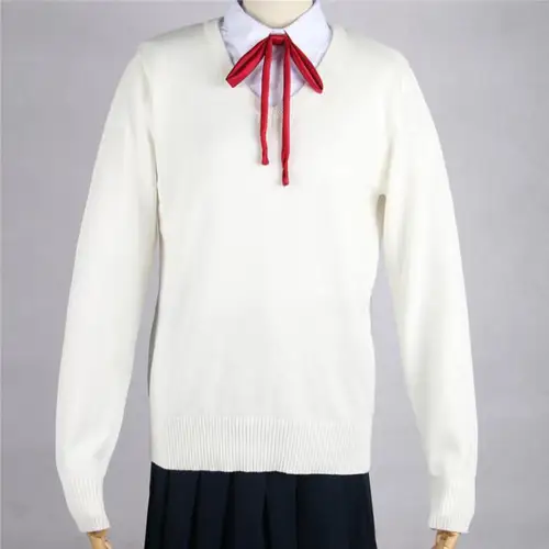 Imagen 2 del producto Cárdigans de estilo japonés para estudiantes y niñas, suéter Sailor Moon Jk, uniformes escolares, prendas de punto bordadas con símbolo de algodón, Otoño Invierno