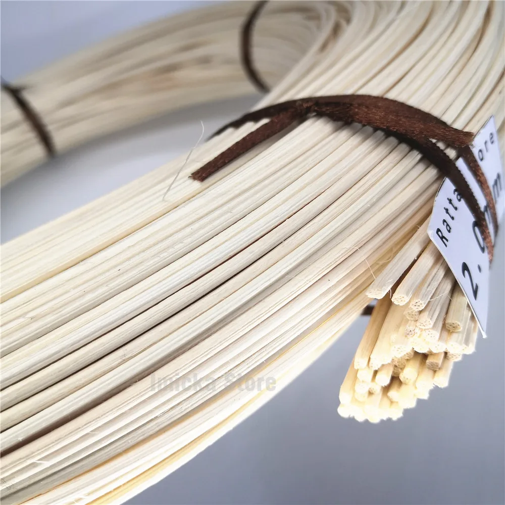 2mm/2.5mm Diameter 10 Meters Natural Indonesian Real Rattan Core For Chair Repairing Basket